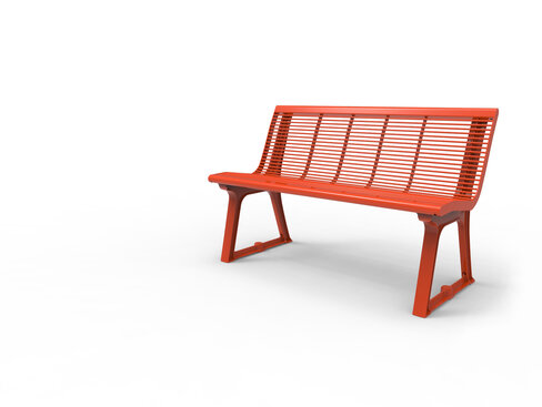 Banc Confort Evolution City - 2 places - l. 124 cm livré non déchargé