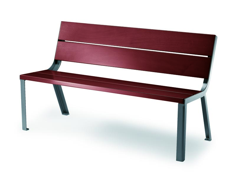 Banc Optima - 2 places - l. 121,20 cm livré non déchargé
