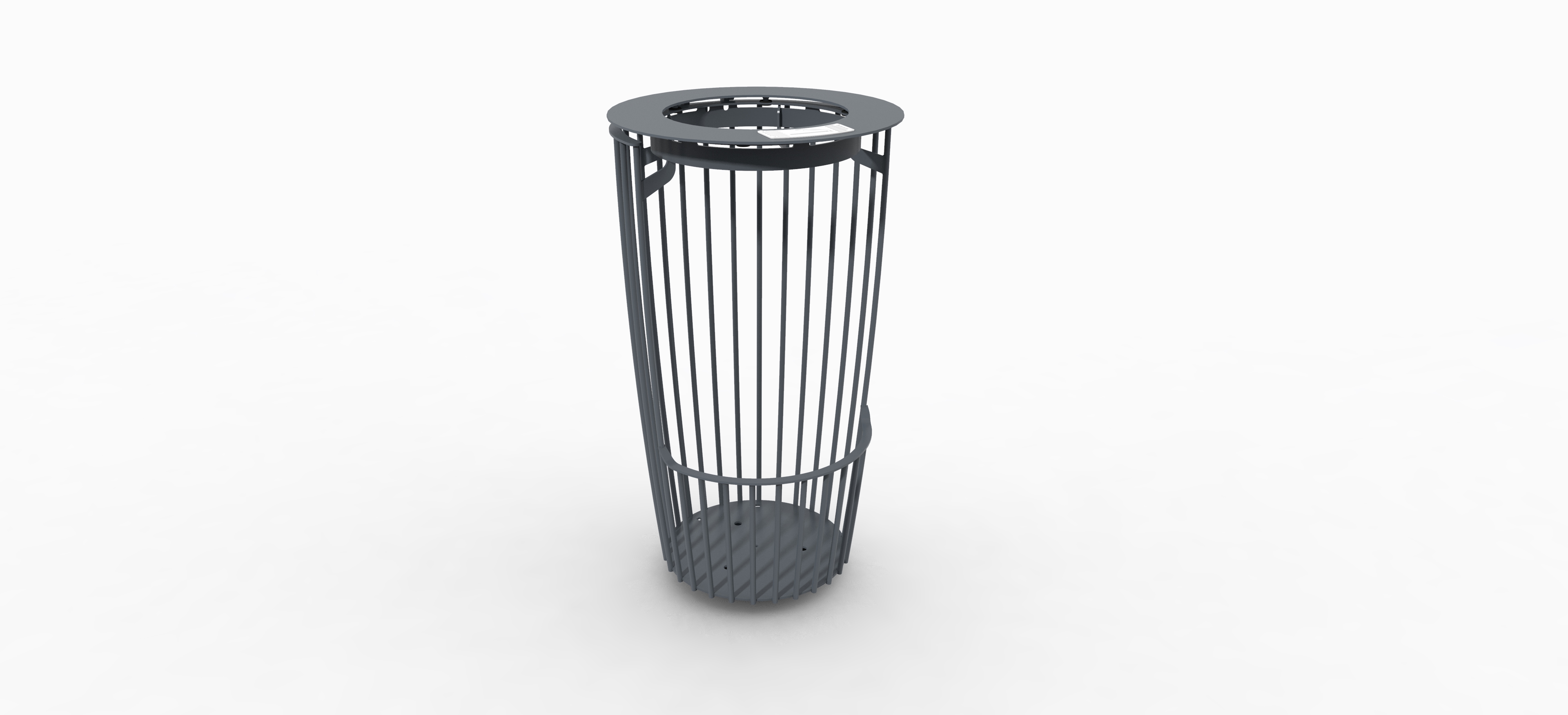 Corbeille Easy - collecte frontale éteignoir - 95 L livré non déchargé