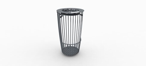 Corbeille Easy - collecte frontale éteignoir - 95 L livré non déchargé