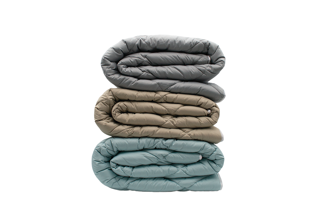 Couette bicolore Mineral - 180 x 220 cm - lot de 10