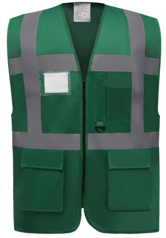 Gilet multifonction - Toptex - paramedic green - taille L