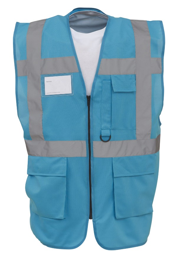Gilet multifonction - Toptex - bleu saphir - taille XXL