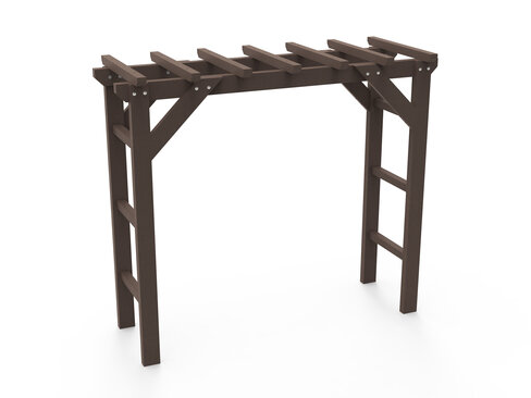 Arche de végétalisation Garden - l. 240 cm - lattes plastique recyclé - livré non déchargé