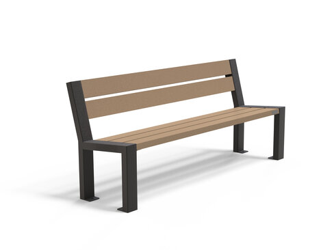 Banc Harmonie - l. 198 cm - coloris standard - livré non déchargé