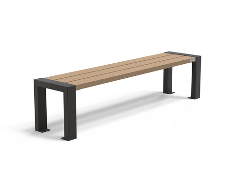 Banquette Harmonie - l. 198 cm - coloris standard - livré non déchargé