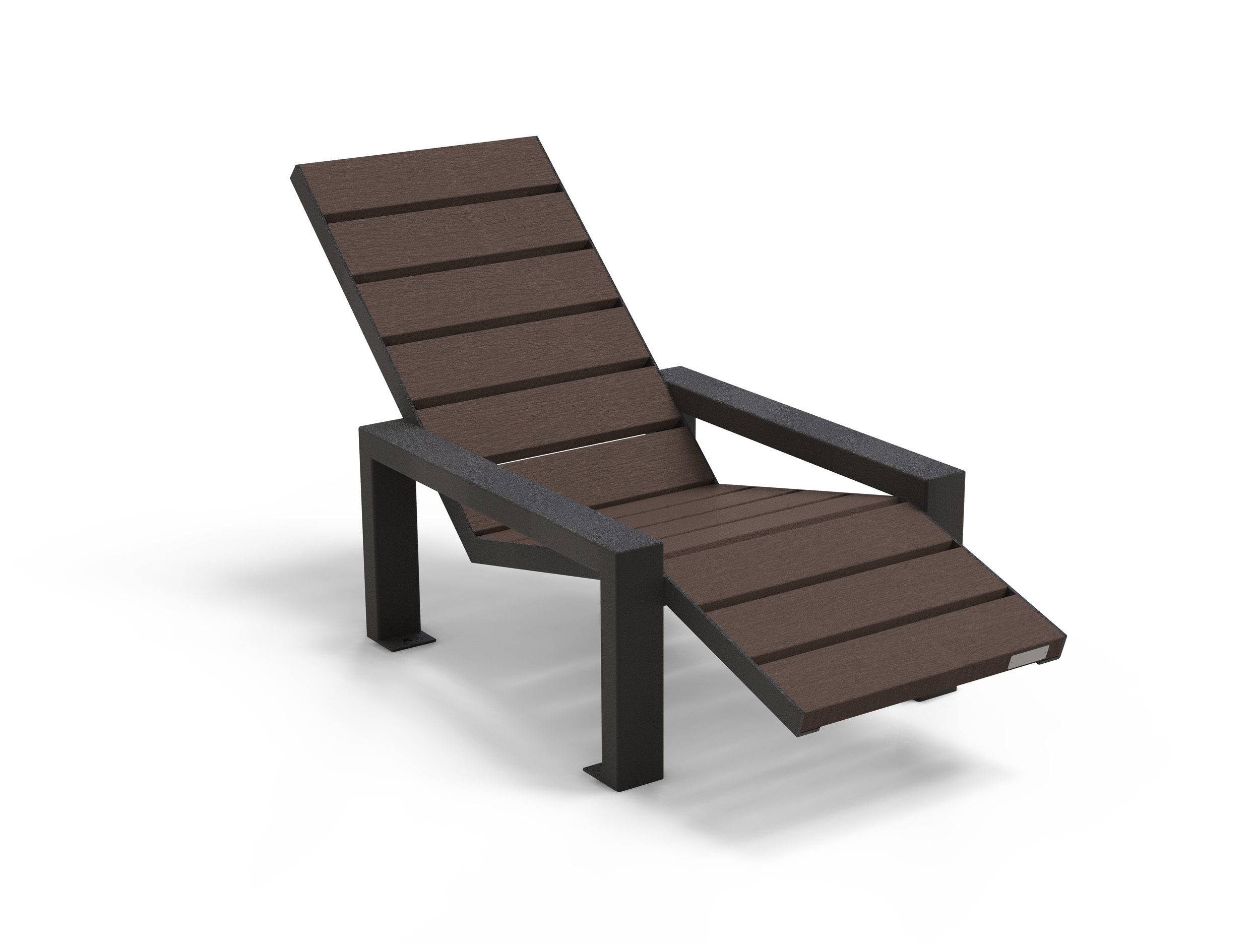 Chaise longue Harmonie - l. 156,9 cm - coloris standard - livré non déchargé