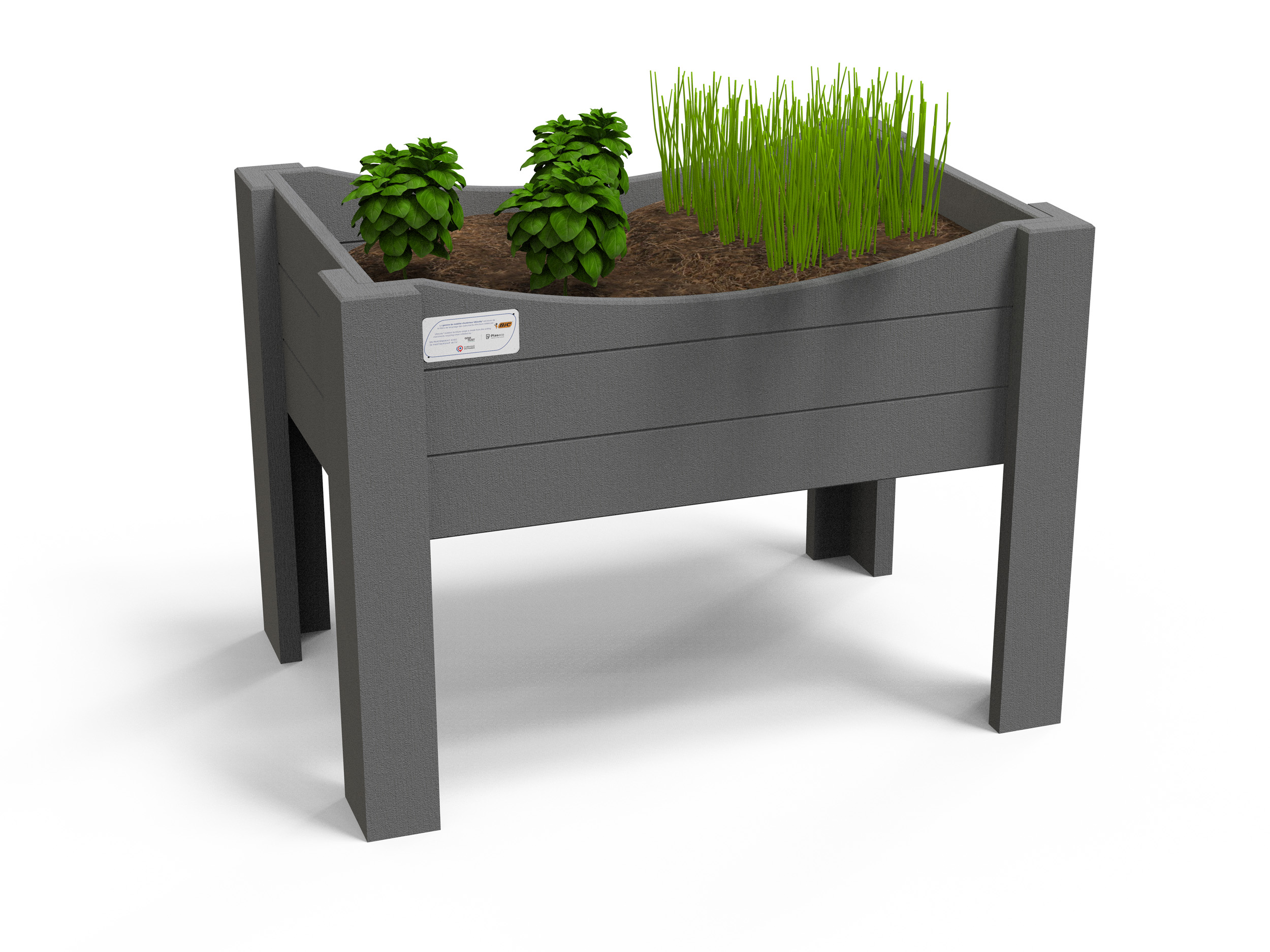 Jardinière pédagogique Ubicuity - 160 L - livré non déchargé