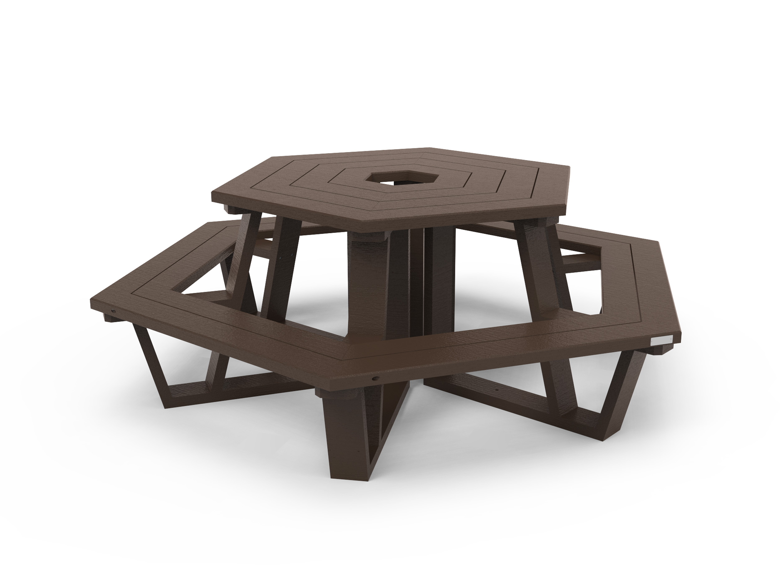 Table de pique-nique Helios - l. 232,4 cm - coloris standard - livré non déchargé