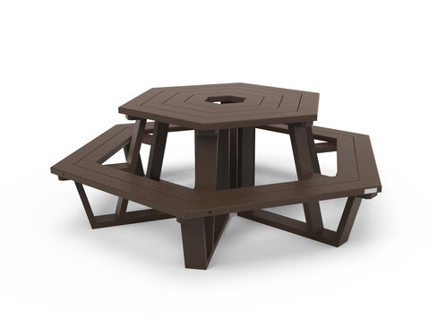 Table de pique-nique Helios - l. 232,4 cm - coloris standard - livré non déchargé