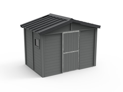 Abri de jardin - l. 3 x L. 2 m - porte simple - livré non déchargé