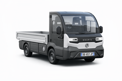 Véhicule utilitaire électrique Goupil G4 + 20 kWh Lithium Homologation N1 - 4CV - 70 Km/h - couleur blanc