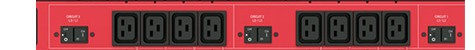 PDU Raritan PX3-1732-K1 Entrée : IEC 60309 3P+N+PE 16A - Sortie : 24xC13 + 12xC19