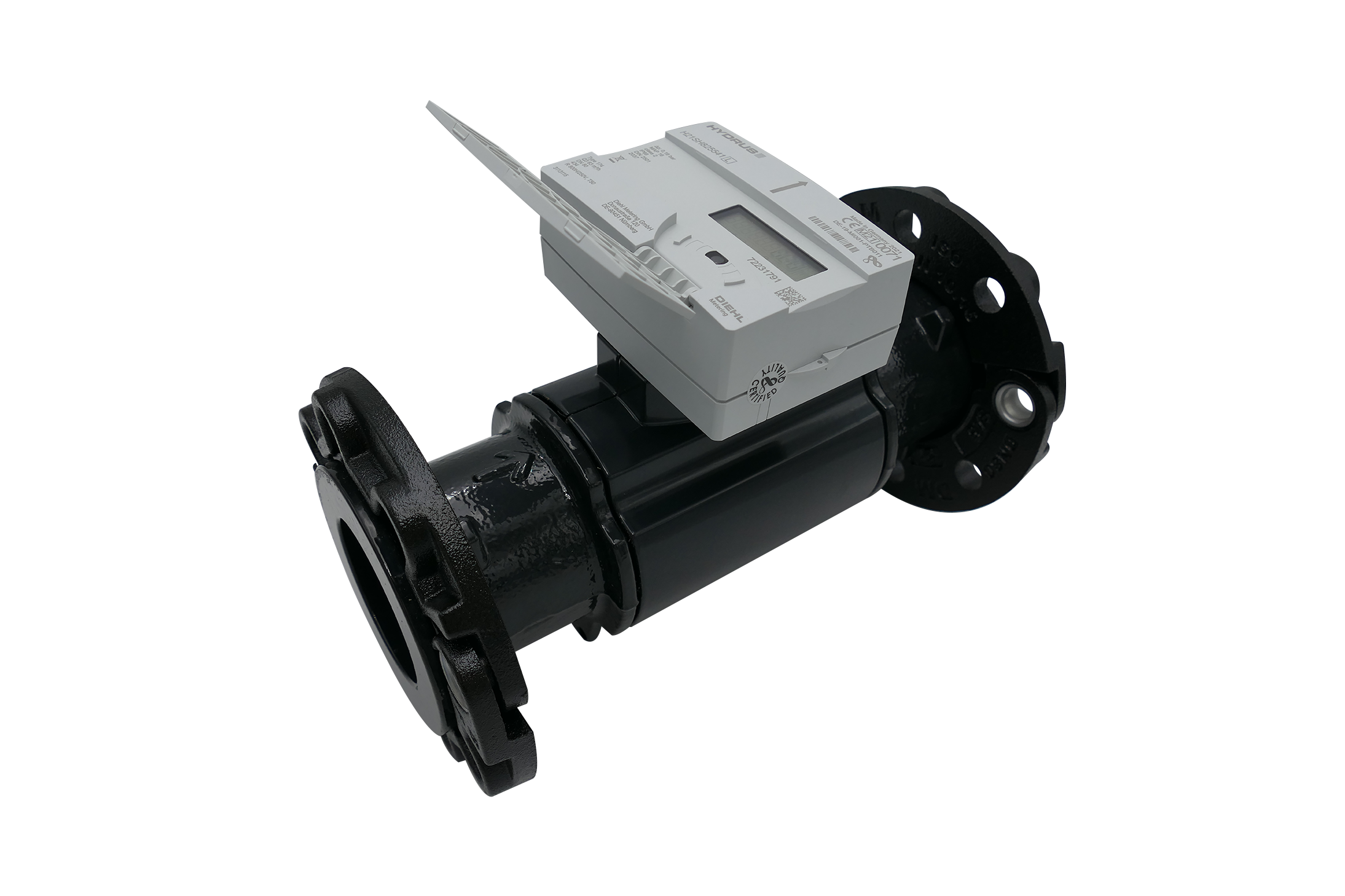 Compteur Hydrus 2 Ultrason brides - DN100 l. 350 mm - R800 - BE Pulse + IZAR RC IoT LoRa