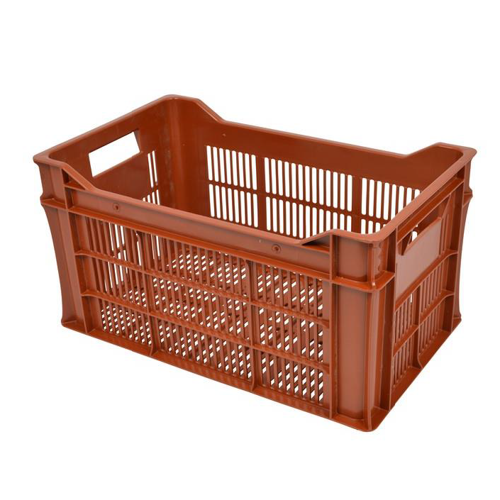 Bac gerbable - parois et fond renforcé ajourés avec 2 poignées ouvertes 30 L 500 x 300 mm