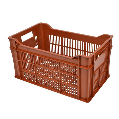 Bac gerbable - parois et fond renforcé ajourés avec 2 poignées ouvertes 30 L 500 x 300 mm