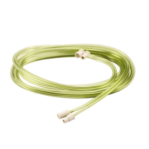 Tuyau de spirométrie 3 m - jaune - usage unique - 1 boîte de 5 unités