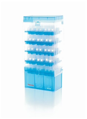 Pointe de pipettes à filtre universelles dans des racks à