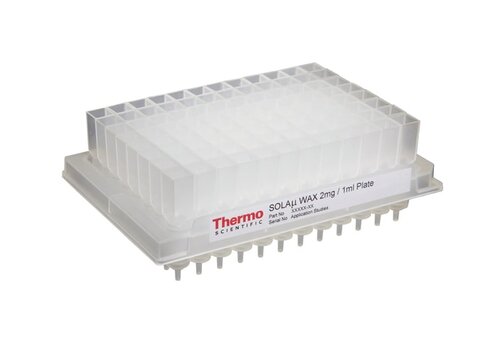 Plaque à 96 puits SPE SOLA WAX 30 mg/2 ml Échangeur d anions