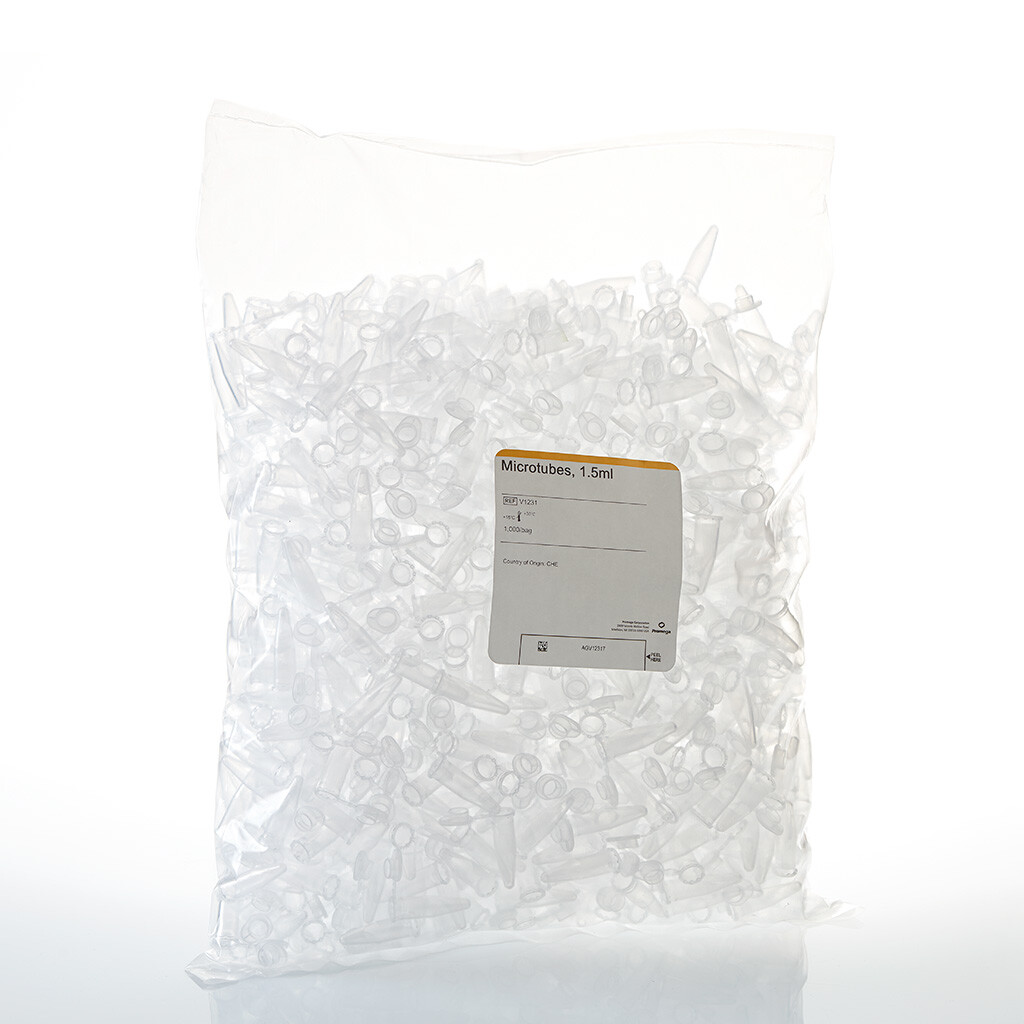 Microtube 1,5 ml x 1000