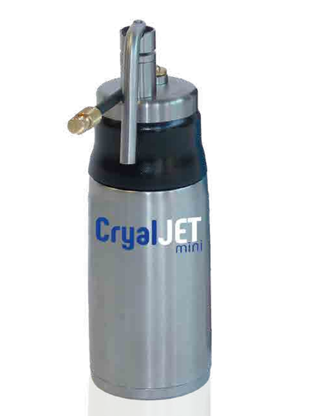 Cryoconservateur pour applications dermatologiques CRYALJET Mini 0,35 l avec 6 buses