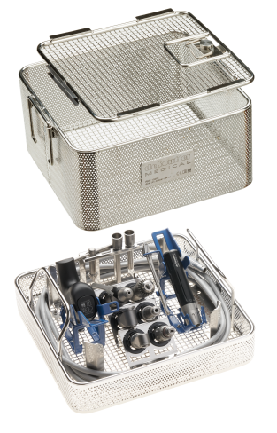 Conteneur grillagé et plateau 1/2 DIN - MCI/minigrip x1