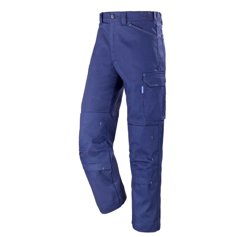 Pantalon multipoche Kargo - Cepovett - 65 % coton - 35 % polyester - bleu navy - 300 g/m2