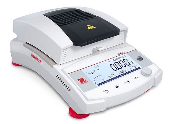 Dessiccateur analyseur d'humidité Ohaus MB62 90g/1mg avec profils de séchage et gestion des méthodes