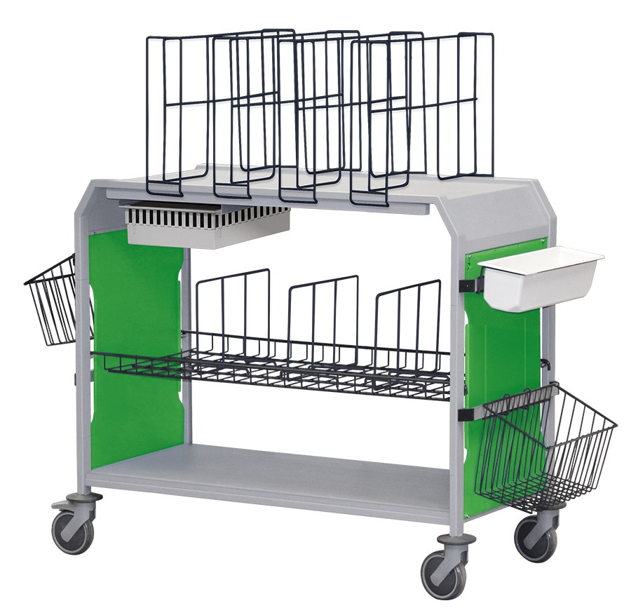 Chariot de change ouvert Classic avec trieur