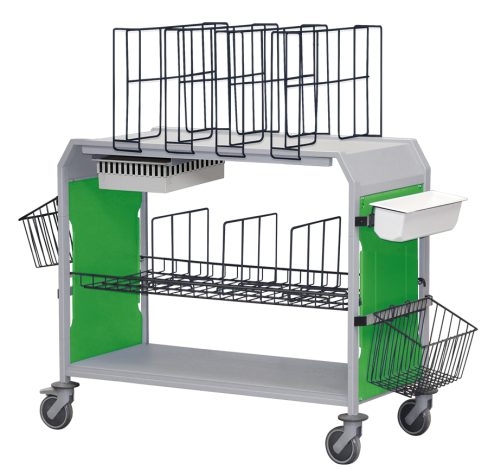 Chariot de change ouvert Classic avec trieur