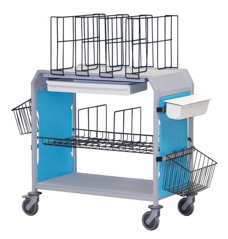 Chariot de change et ouvert Mini avec trieur - longueur plateau supérieur à 70 cm -