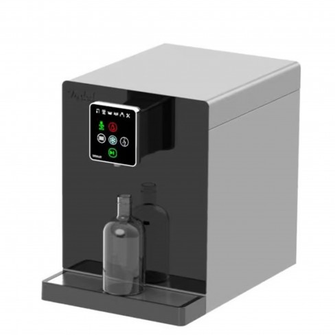 Fontaine DRINKPAD 4 eaux+Evacuation+WATERSAFE Eau Froide/Eau Tempérée/Eau Chaude/Eau Gazeuse