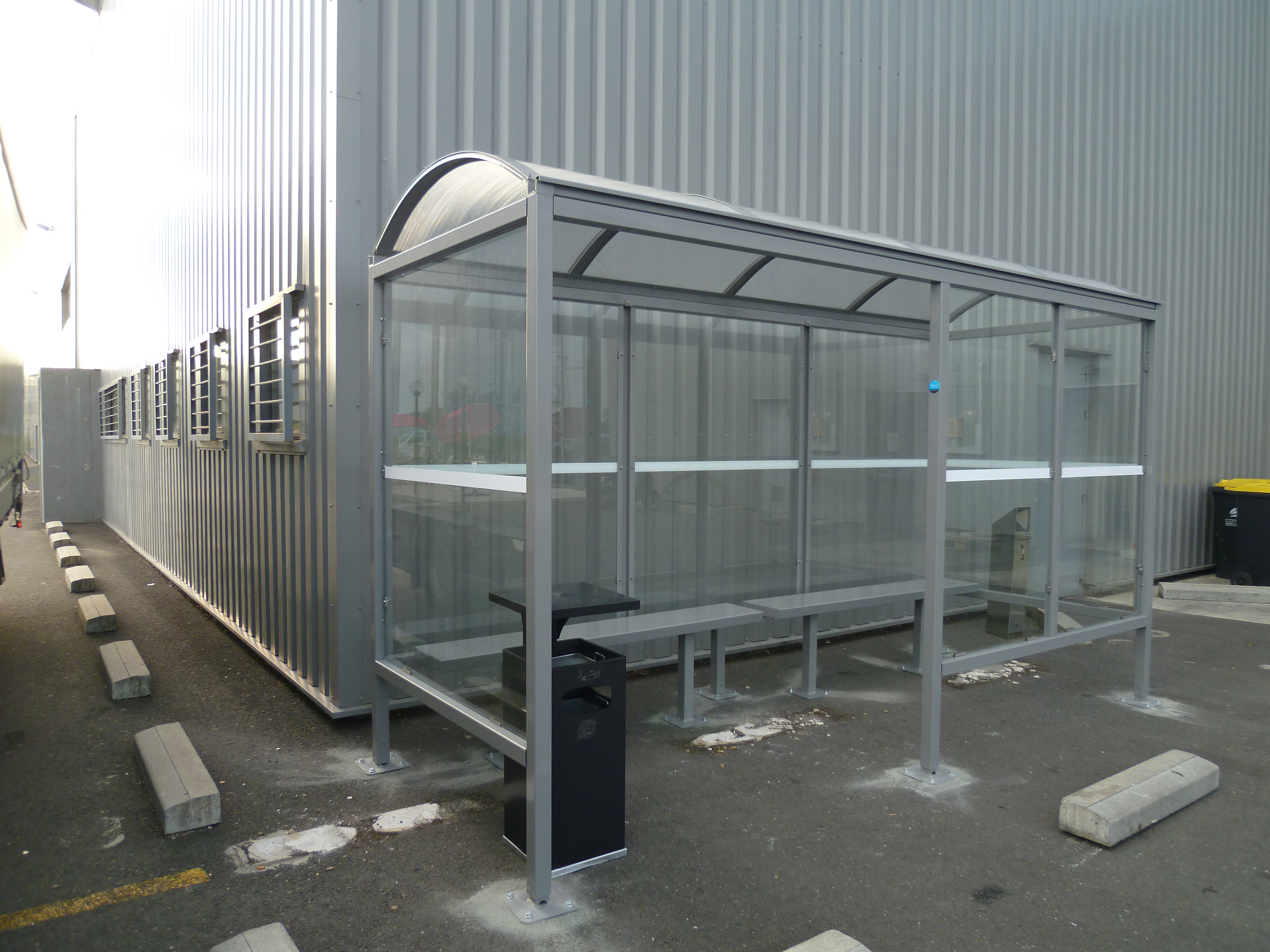 Abri Atlantique - 4 x 1,5 m - avec Retour - livré