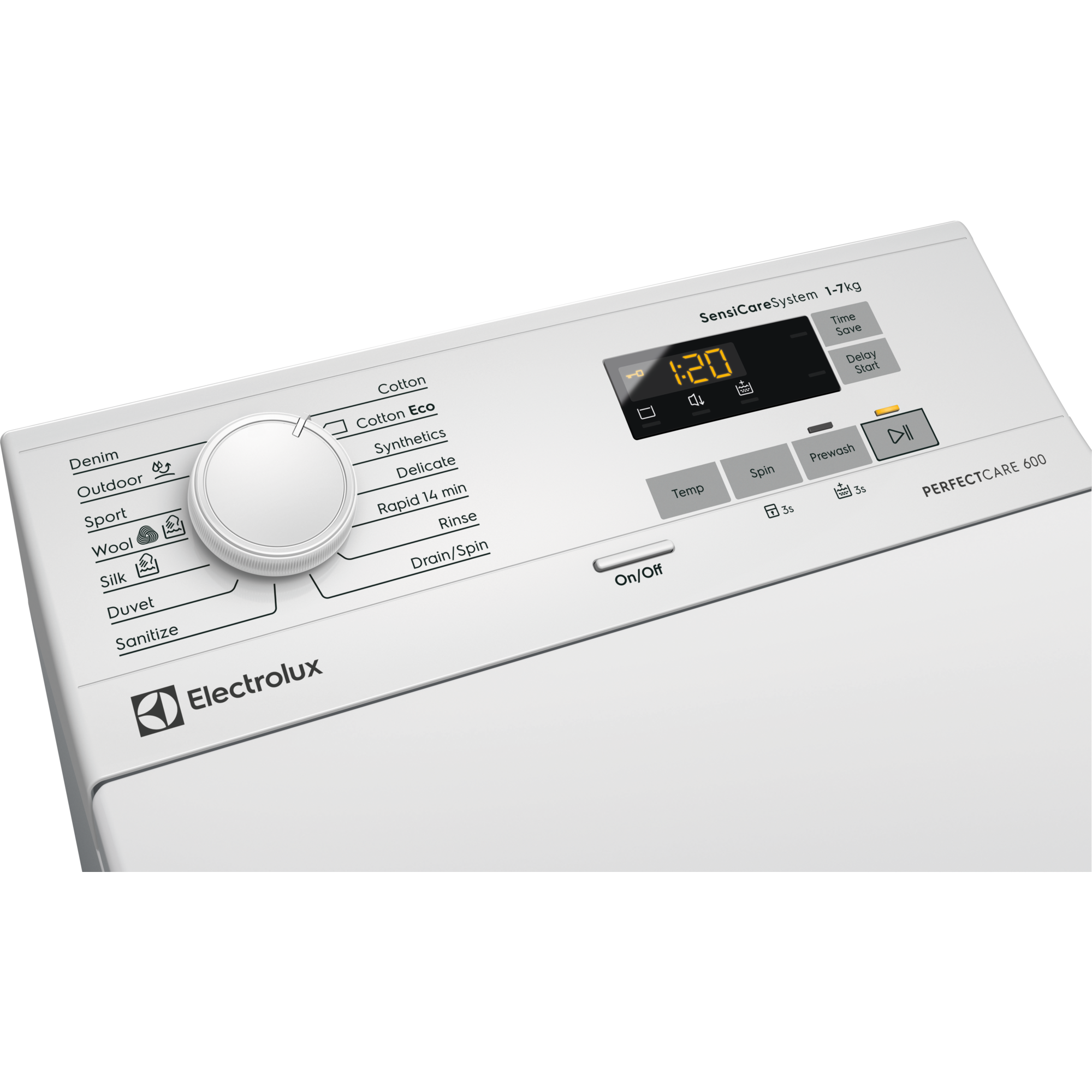 Lave-linge top capacité 6 kg Electrolux EW6T5136DA - classe A