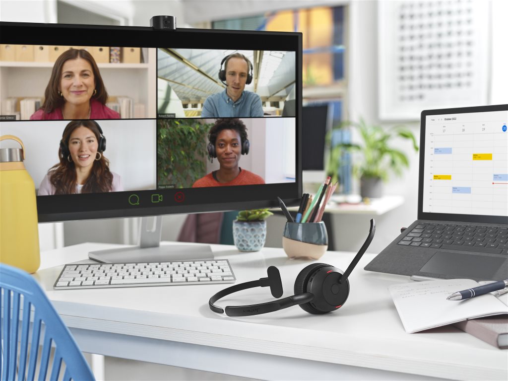 Casque sans fil Jabra Evolve2 55 UC mono dongle USB-C - sans base de charge