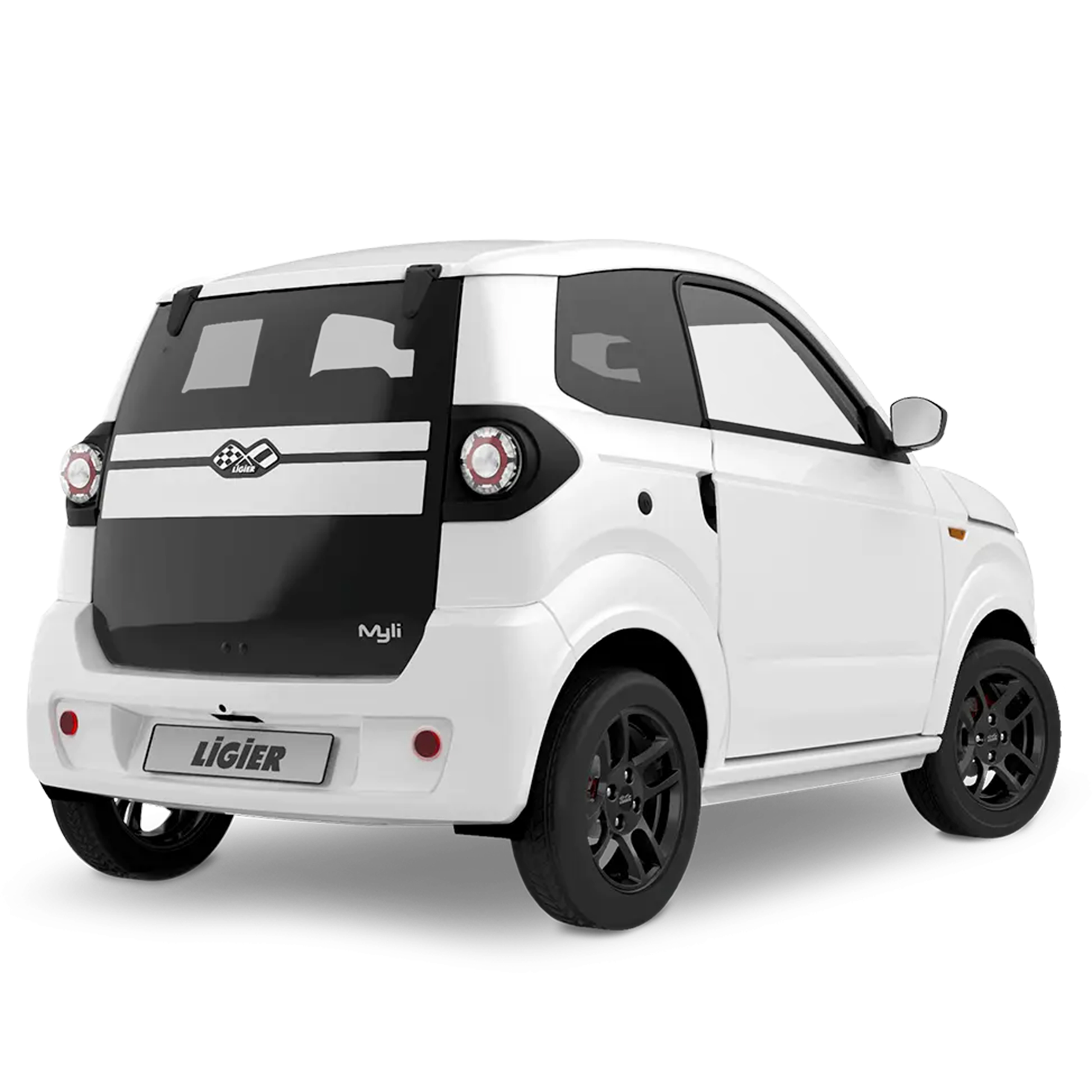 Véhicule électrique Ligier MYLI MAX - L7e - EV 11 kWh - Blanc Glacier