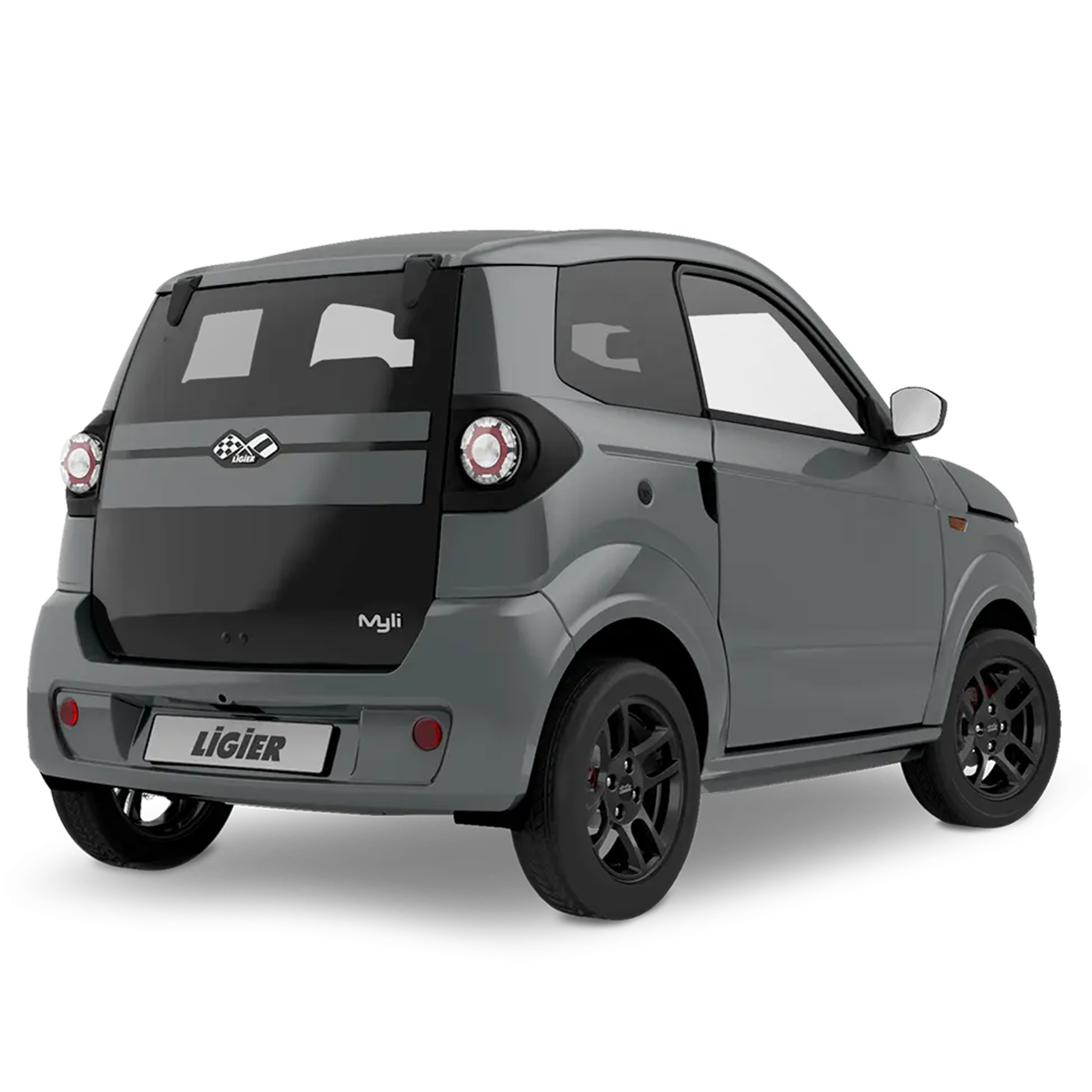 Véhicule électrique Ligier MYLI MAX - L7e - EV 11 kWh - Gris Graphite Metal