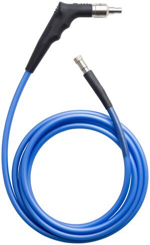 Câble de lumière froide bleu source et sortie Wolf Ø5 mmxL4m