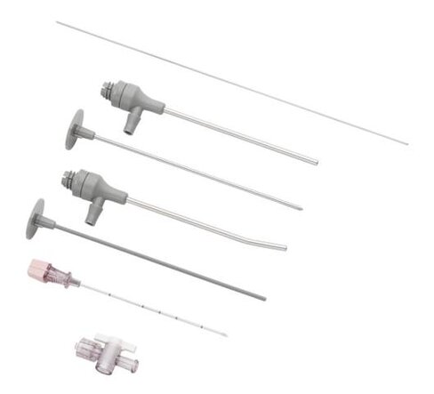 Chemise d'intervention pour NanoNeedle voie d'abord de coude