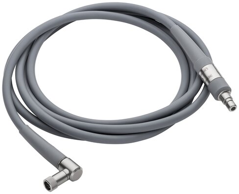 Câble de lumière froide - gris - extrémité distale 90° Ø 5 mm x L 2.7 m