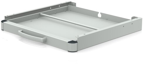 Étagère coulissante de clavier pour chariot, larg. 500 mm