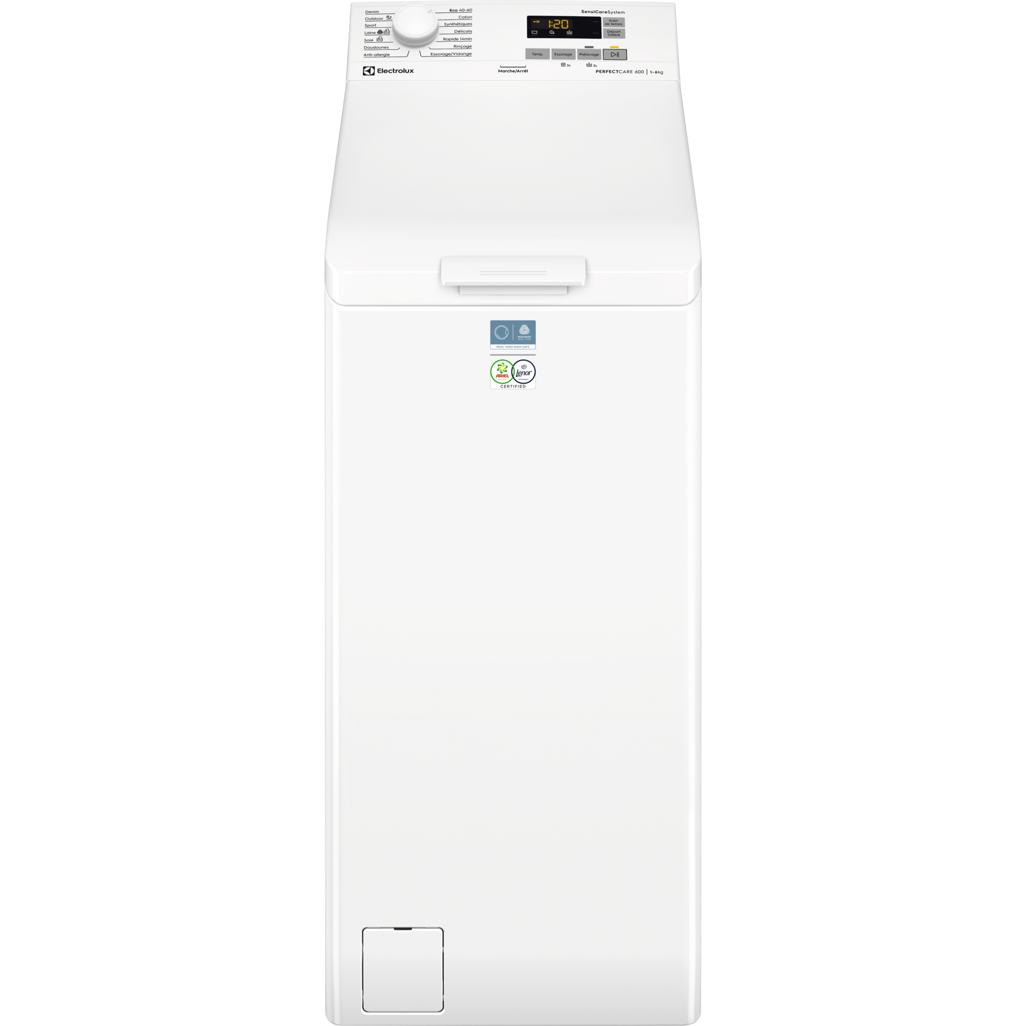 Lave-linge top capacité 6 kg Electrolux EW6T5136DA - classe A