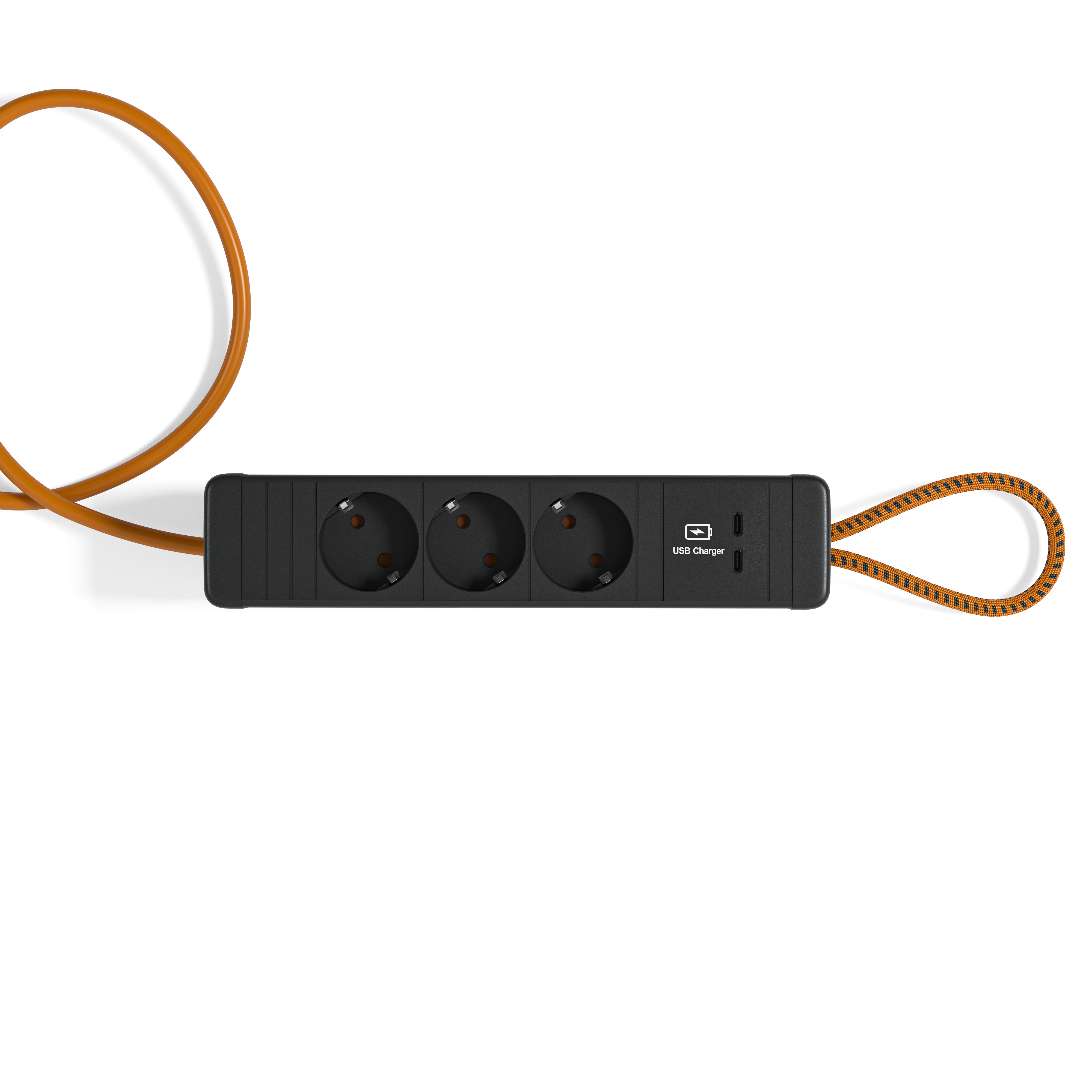 Boîtier prise à suspendre Flex - 3 PC + 2 USB-C