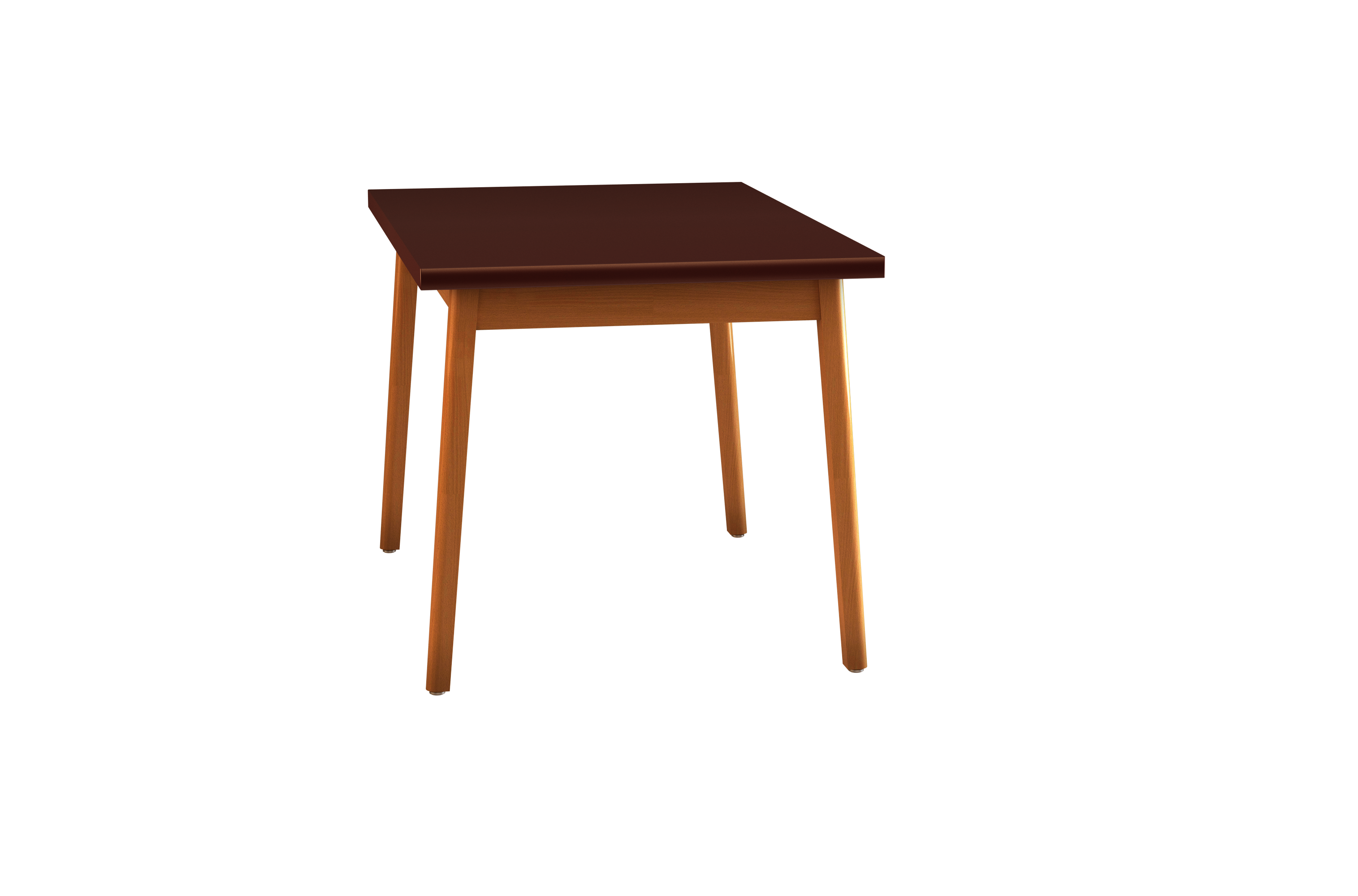 Table carrée - Lagune - l. 100 x pr. 100 cm - piétement massif