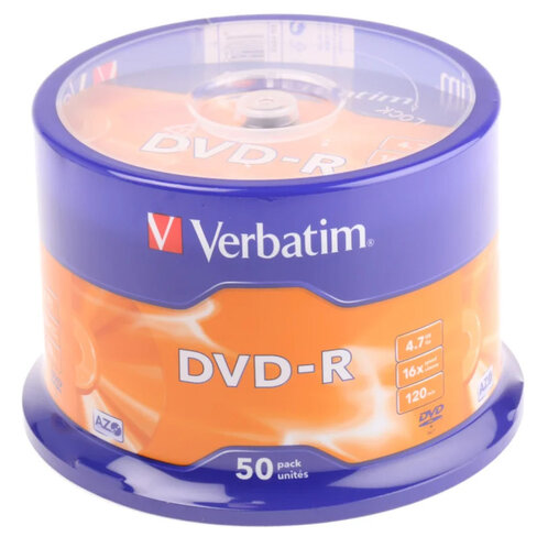 DVD-R - Verbatim - 16x - 4,7 Go - 1 spindle de 50