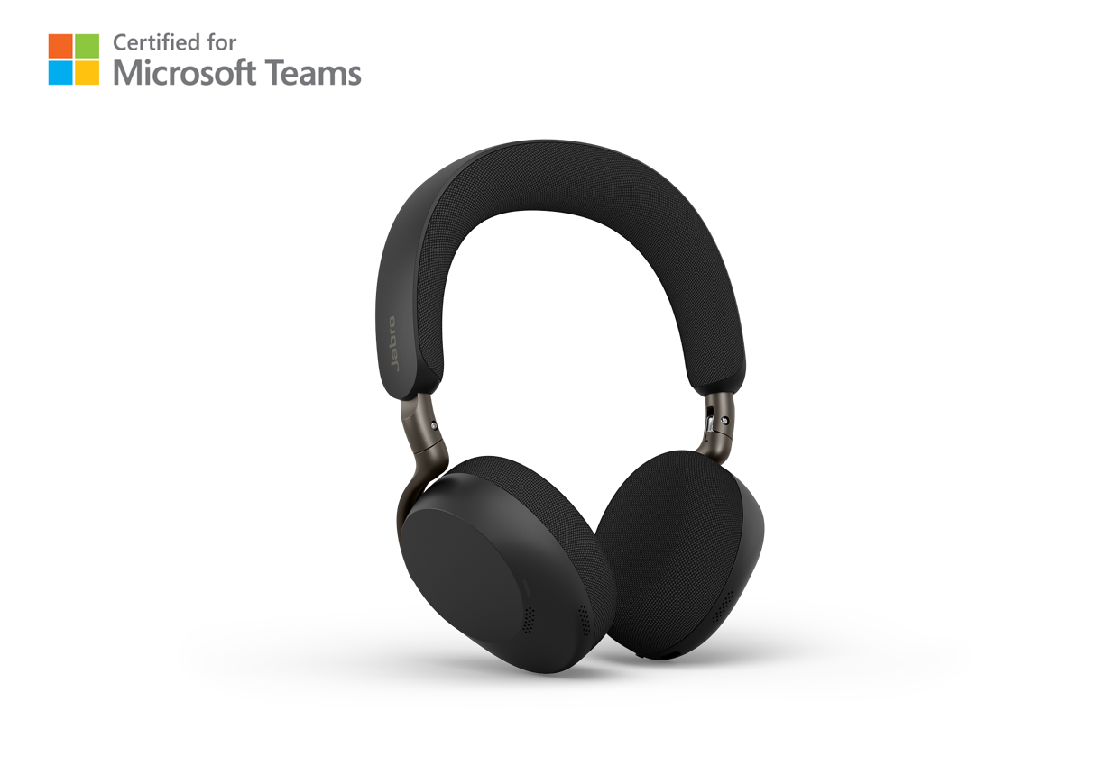 Casque sans fil Bluetooth Jabra Evolve3 75 MS stéréo + dongle USB-C - sans base de charge