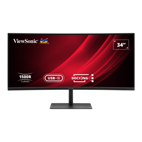 Ecran PC incurvé LED 34'' 21/9 Multimédia - Viewsonic - VG3419C-2 - 3440 x 1440 - HDMI/DP/USB-C/RJ45