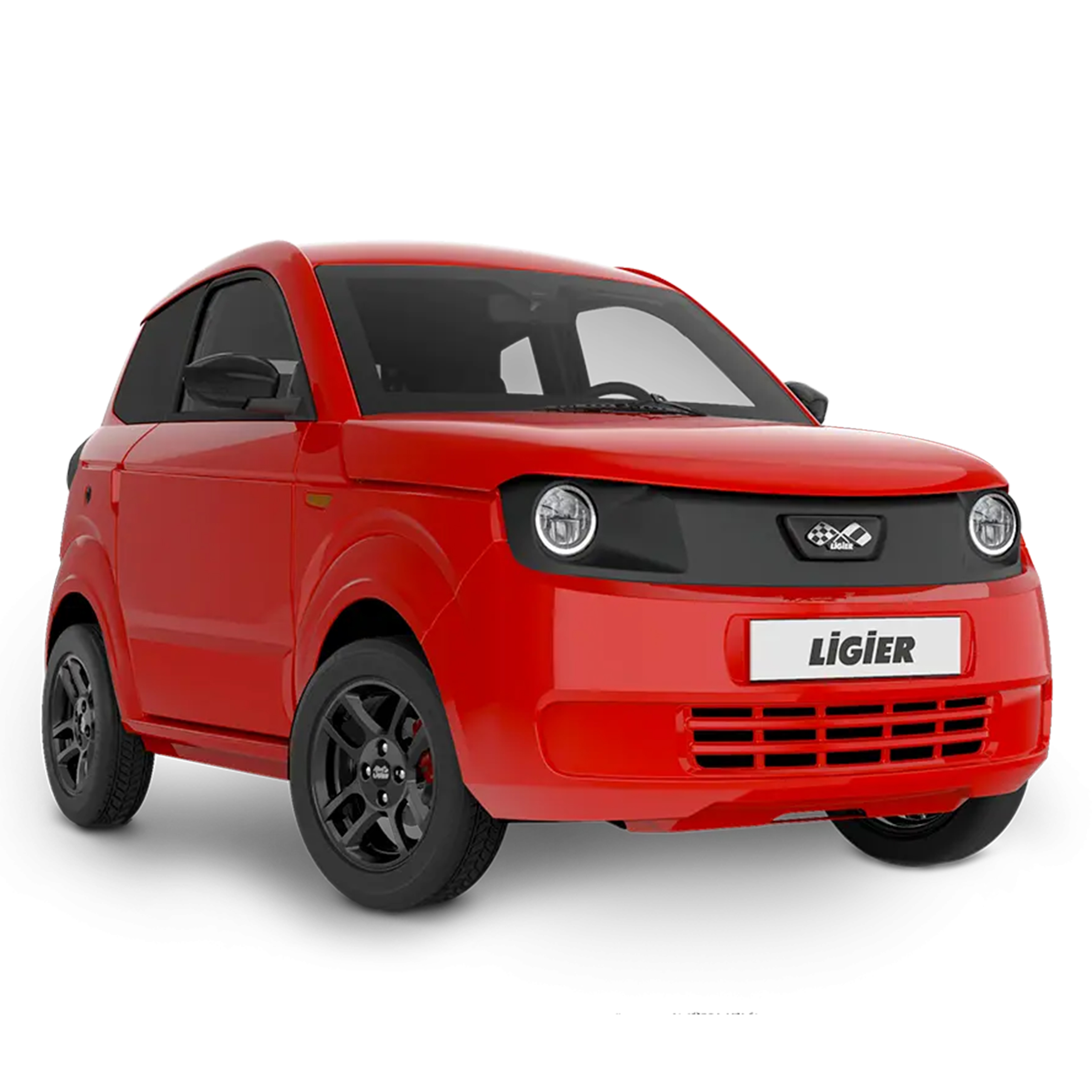 Véhicule électrique Ligier MYLI MAX - L7e - EV 11 kWh - Rouge Toledo Métal