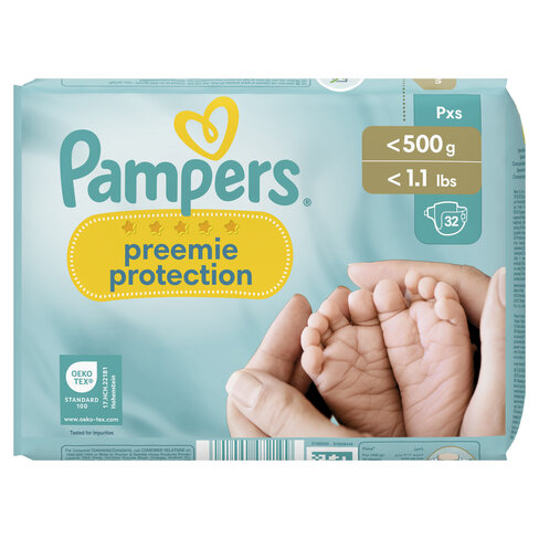 Couche Pampers Preemie protection - taille et conditionnement au choix
