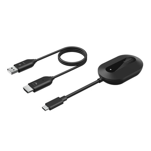 Adaptateur pour écran sans fil - Belkin - HDMI et USB A transmetteur USB C - noir